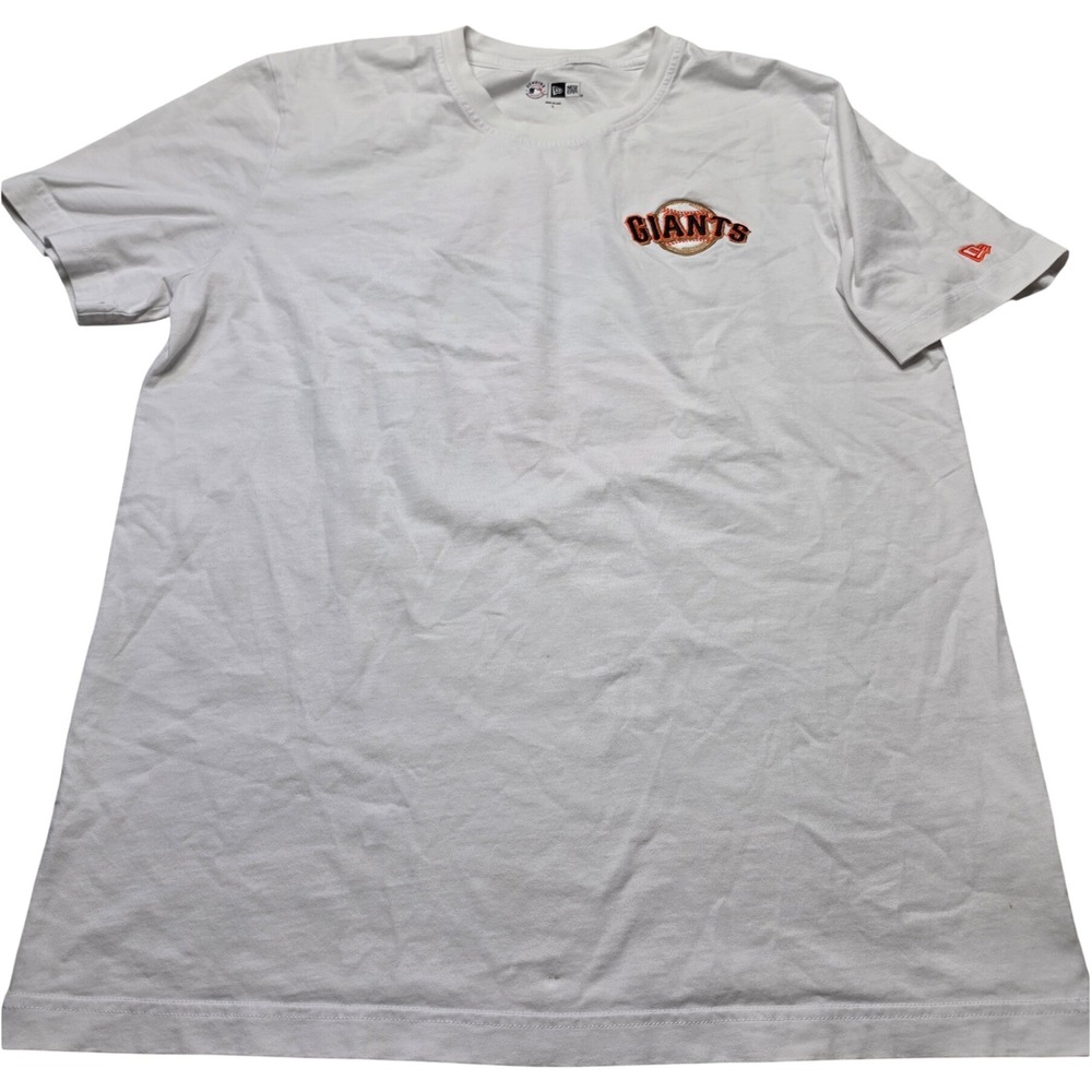 New Era MLB San Francisco Giants Ice Cream Graphic T-Shirt White Mens Large